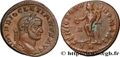 Roman coins DIOCLETIAN Type : Follis ou nummus  Date : 295  Mint name / Town : Trèves  Metal : copper  Diameter : 26  mm Orientation dies : 6  h. Weight : 9,05  g. Rarity : R1  Officine : 1re  Obverse
