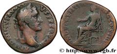 Roman coins ANTONINUS PIUS Type : Sesterce  Date : 152-153  Mint name / Town : Rome  Metal : copper  Diameter : 31,5  mm Orientation dies : 12  h. Weight : 29,46  g. Rarity : R2  Obverse legend : ANTO