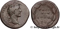 Roman coins ANTONINUS PIUS Type : Sesterce  Date : 155-156  Mint name / Town : Rome  Metal : copper  Diameter : 31,5  mm Orientation dies : 11  h. Weight : 25,28  g. Rarity : R3  Obverse legend : ANTO