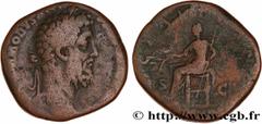 Roman coins COMMODUS Type : Sesterce  Date : août - octobre  Date : 189  Mint name / Town : Rome  Metal : copper  Diameter : 28,5  mm Orientation dies : 12  h. Weight : 24,04  g. Rarity : R1  Officine