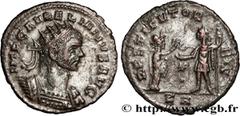 Roman coins AURELIAN Type : Aurelianus  Date : printemps 274  Mint name / Town : Tripolis  Metal : billon  Millesimal fineness : 50  ‰ Diameter : 22  mm Orientation dies : 5  h. Weight : 3,39  g. Rari