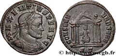 Roman coins MAXENTIUS Type : Follis ou nummus  Date : automne 307 - printemps 308  Date : 307-308  Mint name / Town : Ticinum  Metal : copper  Diameter : 25,5  mm Orientation dies : 6  h. Weight : 5,6