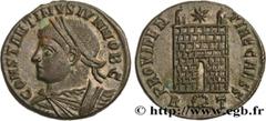 Roman coins CONSTANTINE II Type : Centenionalis ou nummus  Date : 326  Mint name / Town : Rome  Metal : copper  Diameter : 18,5  mm Orientation dies : 12  h. Weight : 3,43  g. Officine : 3e  Obverse l