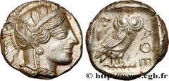Greek Coins ATTICA - ATHENS Type : Tétradrachme  Date : c. 430 AC.  Mint name / Town : Athènes  Metal : silver  Diameter : 24,5  mm Orientation dies : 12  h. Weight : 17,20  g. Obverse legend : Anépig