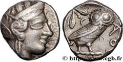 Greek Coins ATTICA - ATHENS Type : Tétradrachme  Date : c. 430 AC.  Mint name / Town : Athènes  Metal : silver  Diameter : 23  mm Orientation dies : 9  h. Weight : 17,17  g. Obverse legend : Anépigrap