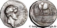 Greek Coins MAURETANIA - MAURETANIAN KINGDOM - JUBA II Type : Denier  Date : c. 20 AC. - AD. 20  Mint name / Town : Césarée, Maurétanie  Metal : silver  Diameter : 17,5  mm Orientation dies : 7  h. We