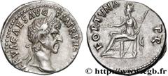 Roman coins NERVA Type : Denier  Date : 18 septembre - 31 décembre  Date : 97  Mint name / Town : Rome  Metal : silver  Millesimal fineness : 900  ‰ Diameter : 17  mm Orientation dies : 6  h. Weight :