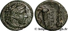 Greek Coins MACEDONIA - MACEDONIAN KINGDOM - ALEXANDER III THE GREAT Type : Unité  Date : c. 330-320 AC.  Mint name / Town : Macédoine  Metal : copper  Diameter : 18,5  mm Orientation dies : 9  h. Wei