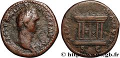 Roman coins DOMITIANUS Type : As  Date : 84  Mint name / Town : Rome  Metal : copper  Diameter : 27,5  mm Orientation dies : 6  h. Weight : 10,56  g. Rarity : R1  Obverse legend : IMP CAES DOMITIAN - 