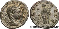 Roman coins SEVERUS ALEXANDER Type : Denier  Date : 222  Mint name / Town : Antioche  Metal : silver  Millesimal fineness : 500  ‰ Diameter : 18  mm Orientation dies : 12  h. Weight : 3,01  g. Rarity 