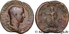 Roman coins SEVERUS ALEXANDER Type : Sesterce  Date : 226  Mint name / Town : Rome  Metal : copper  Diameter : 29  mm Orientation dies : 12  h. Weight : 21,01  g. Officine : 2e  Obverse legend : IMP C