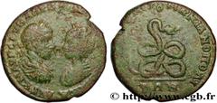 Provincial Coins SEVERUS ALEXANDER and JULIA MAESA Type : Pentassaria  Date : c. 222-223  Mint name / Town : Marcianopolis, Mésie Inférieure  Metal : copper  Diameter : 24,5  mm Orientation dies : 12 