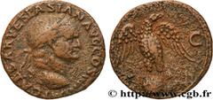 Roman coins VESPASIAN Type : As  Date : 72  Mint name / Town : Lyon  Metal : copper  Diameter : 26,5  mm Orientation dies : 6  h. Weight : 10,61  g. Rarity : R1  Obverse legend : IMP CAESAR VESPASIAN 