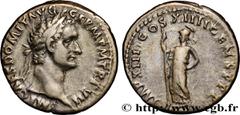Roman coins DOMITIANUS Type : Denier  Date : septembre - décembre  Date : 87-88  Mint name / Town : Rome  Metal : silver  Millesimal fineness : 900  ‰ Diameter : 19  mm Orientation dies : 5  h. Weight