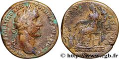 Roman coins ANTONINUS PIUS Type : Sesterce  Date : 151-152  Mint name / Town : Rome  Metal : copper  Diameter : 32  mm Orientation dies : 6  h. Weight : 24,61  g. Rarity : R1  Obverse legend : IMP CAE