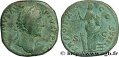 Roman coins ANTONINUS PIUS Type : Sesterce  Date : 157-158  Mint name / Town : Rome  Metal : copper  Diameter : 29  mm Orientation dies : 7  h. Weight : 28,84  g. Rarity : R1  Obverse legend : ANTONIN