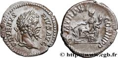 Roman coins SEPTIMIUS SEVERUS Type : Denier  Date : 203  Mint name / Town : Rome  Metal : silver  Millesimal fineness : 550  ‰ Diameter : 18,5  mm Orientation dies : 7  h. Weight : 3,32  g. Officine :