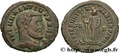 Roman coins MAXENTIUS Type : Follis ou nummus  Date : début  Date : 307  Mint name / Town : Carthage  Metal : copper  Diameter : 26  mm Orientation dies : 12  h. Weight : 10,31  g. Rarity : R2  Offici