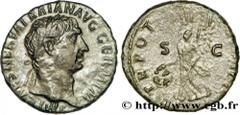 TRAJANUS As, (MB, Æ 26) Augustus 100 Rome copper (26mm, 10,05g, 6h) Obverse : IMP CAES NERVA TRAIAN AVG GERM P M Tête laurée de Trajan à droite (O*) Reverse : TR POT - COS III P P/ S P/ Q R S|C Victor