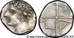 MASSALIA - MARSEILLE(350-220 avant J.-C.) Obole signée dans le favori N° v15_0055    Date : c. 250-220 AC. Métal : argent Diamètre : 10mm Axe des coins : 12h. Poids : 0,68g. Degré de rareté : R2 Etat 