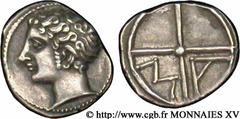 MASSALIA - MARSEILLE(IIIe - Ier siècles avant J.-C.) Obole N° v15_0060    Date : c. 220-121 AC. Métal : argent Diamètre : 10,5mm Axe des coins : 11h. Poids : 0,57g. Etat de conservation : SUP Prix de 