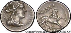 MASSALIA - MARSEILLE(IIIe - Ier siècles avant J.-C.) “Drachme légère” ou tétrobole N° v15_0103    Date : c. 130-121 AC. Métal : argent Diamètre : 15mm Axe des coins : 6h. Poids : 2,70g. Degré de raret