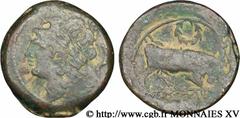 MASSALIA - MARSEILLE(IIIe - Ier siècles avant J.-C.) Bronze lourd au taureau (hémilitron), (MB, ئ 25) N° v15_0134    Date : c. 220-211 AC. Métal : bronze Diamètre : 24,5mm Axe des coins : 3h. Poids : 