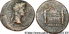 LUGDUNUM - LYON - OCTAVE ET JULES CESAR(Ier siècle avant J.-C. - Ier siècle après J.-C.) As à l'autel de Lyon N° v15_0320    Date : c. 10-7 AC. Nom de l'atelier : Gaule, Lyon Métal : bronze Diamètre :