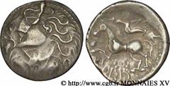 SUESSIONS (région de Soissons)(IIe - Ier siècles avant J.-C.) Denier CRICIRV, variété 2 N° v15_1118    Date : c. 50-40 AC. Métal : argent Diamètre : 16,5mm Axe des coins : 4h. Poids : 2,41g. Degré de 