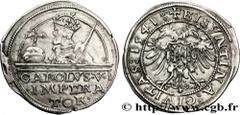 TOWN OF BESANCON - COINAGE STRUCK AT THE NAME OF CHARLES V Gros 1541 Besançon R3 billon (24mm, 1,93g, 12h) Obverse : + CAROLVS° V° / °IMPERA/TOR° en trois lignes à l’exergue Buste de Charles-Quint à g