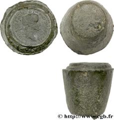 TIBERIUS Coin monétaire Augustus c. 15-37 Lyon UNIQUE iron (mm, 162g, h) Obverse : TI CAESAR DIVI - AVG F AVGVSTVS Tête laurée de Tibère à droite (O*) Ref : C.- RIC.- BMC/RE.- RSC.- RCV.- Pedigree : C