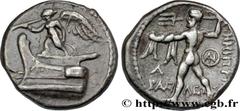 MACEDONIA - MACEDONIAN KINGDOM - DEMETRIOS POLIORKETES Drachme Coinage in the name of Demetrios type c. 298-294 AC Cilicie, Tarse R2 silver (17mm, 4,03g, 6h) Obverse : Anépigraphe Niké debout à gauche