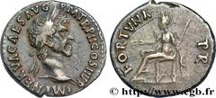 NERVA Denier 97 Rome R2 silver (18mm, 3,11g, 6h) Obverse : IMP NERVA CAES AVG - P M TR P II COS II P P Tête laurée de Nerva à droite (O*) Reverse : FORTVNA - P R Fortuna (la Fortune) drapée, assise à 