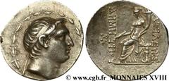 ROYAUME SELEUCIDE - DEMETRIUS Ier SOTER(162-150 avant J.-C.) Tétradrachme N° v18_0127    Date : c. 162-156 AC. Nom de l'atelier : Syrie, Antioche Métal : argent Diamètre : 30,5mm Axe des coins : 12h. 