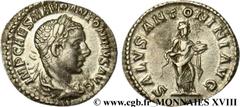 ELAGABAL(16/05/218-12/03/222)Marcus Aurelius Antoninus Denier N° v18_0496    Date : 218 Nom de l'atelier : Rome Métal : argent Diamètre : 18mm Axe des coins : 6h. Poids : 3,54g. Degré de rareté : R1 E