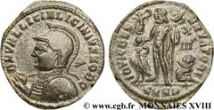 LICINIUS II(1/04/317-09/324)Flavius Valerius Constantinus Licinianus LiciniusCésar(317-324) Follis ou nummus N° v18_0677    Date : 321-324 Nom de l'atelier : Europe, Héraclée Métal : cuivre Diamètre :