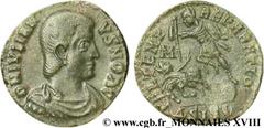 JULIEN II LE PHILOSOPHE(6/11/355-26/06/363)Flavius Claudius JulianusCésar(6/11/355-02/360) Maiorina N° v18_0729    Date : 355-357 Nom de l'atelier : Savie, Siscia Métal : cuivre Diamètre : 17,5mm Axe 