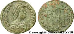 THEODOSE Ier(19/01/379-17/01/395)Flavius Theodosius Nummus, (ئ 3) N° v18_0754    Date : 379-383 Nom de l'atelier : Pannonie Supérieure ou Savie, Siscia Métal : cuivre Diamètre : 17mm Axe des coins : 6