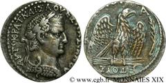VESPASIEN(1/07/69-24/06/79)Titus Flavius Sabinus Vespasianus Tétradrachme syro-phénicien N° v19_0197    Date : 69 Nom de l'atelier : Syrie, Séleucie et Piérie, Antioche Métal : argent Diamètre : 26mm 