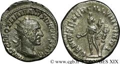 TRAJAN DECE(07/249-06/251)Caius Messius Quintus Traianus Decius Antoninien N° v19_0284    Date : 250 Nom de l'atelier : Rome Métal : billon Diamètre : 23mm Axe des coins : 6h. Poids : 4,71g. Degré de 