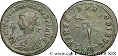 PROBUS(06-07/276-09/282)Marcus Aurelius Probus Aurelianus N° v19_0335    Date : 277 Nom de l'atelier : Pannonie supérieure,Siscia Métal : billon Diamètre : 22mm Axe des coins : 12h. Poids : 3,31g. Eta