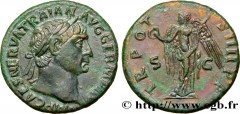 TRAJANUS Type : As  Date : 102  Mint name / Town : Rome  Metal : copper  Diameter : 26,5  mm Orientation dies : 6  h. Weight : 9,98  g. Obverse legend : IMP CAES NERVA TRAIAN - AVG GERM P M  Obverse d