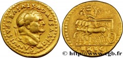 DIVUS VESPASIANUS Type : Aureus  Date : 80-81  Mint name / Town : Rome  Metal : gold  Millesimal fineness : 900  ‰ Diameter : 19  mm Orientation dies : 5  h. Weight : 7,13  g. Rarity : R2  Obverse leg