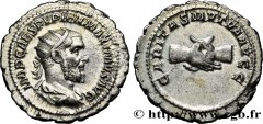 PUPIENUS Type : Antoninien  Date : 238  Mint name / Town : Rome  Metal : silver  Millesimal fineness : 500  ‰ Diameter : 23,5  mm Orientation dies : 12  h. Weight : 5,21  g. Rarity : R2  Officine : 2e