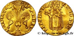 PRINCIPAUTY OF ORANGE - RAYMOND IV Type : Florin d'or  Date : c. 1340-1370  Date : n.d.  Mint name / Town : Orange  Metal : gold  Diameter : 19  mm Orientation dies : 7  h. Weight : 3,49  g. Rarity : 