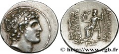 SYRIA - SELEUKID KINGDOM - ALEXANDER I BALAS Type : Tétradrachme  Date : an 163  Mint name / Town : Antioche, Syrie  Metal : silver  Diameter : 31  mm Orientation dies : 12  h. Weight : 16,48  g. Rari