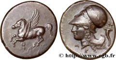 CORINTHIA - CORINTH Type : Statère  Date : c. 330 AC.  Mint name / Town : Corinthe, Corinthie  Metal : silver  Diameter : 22,5  mm Orientation dies : 6  h. Weight : 8,44  g. Rarity : R1  Obverse legen