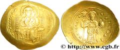 CONSTANTIN X DUCAS (25/12/1059-21/05/1067) Histamenon Nomisma (scyphate) 1059-1067 N° bby_208996 Date : 1059-1067 Nom de l'atelier : Constantinople Métal : or Diamètre : 24mm Axe des coins : 6h. Poids