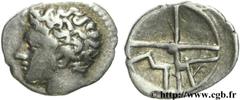 MASSALIA - MARSEILLE (IIIe - Ier siècles avant J.-C.) obole N° bga_131961 Métal : argent   Etat de conservation : TTB Commentaires sur l'état de conservation : Monnaie frappée sur un flan large, avec 