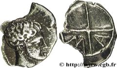 MASSALIA - MARSEILLE (474-410 avant J.-C.) Obole MA, tête à droite c. 350-220 AC. N° bga_162598 Date : c. 350-220 AC. Métal : argent Diamètre : 11,4mm Axe des coins : 3h. Poids : 0,746g. Degré de rare